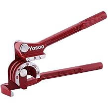 Tube Bender, 3 In 1 180 Degree 1/4" 5/16" 3/8" Aluminum Alloy Tube Bender Heavy Duty Pipe Bending Tool